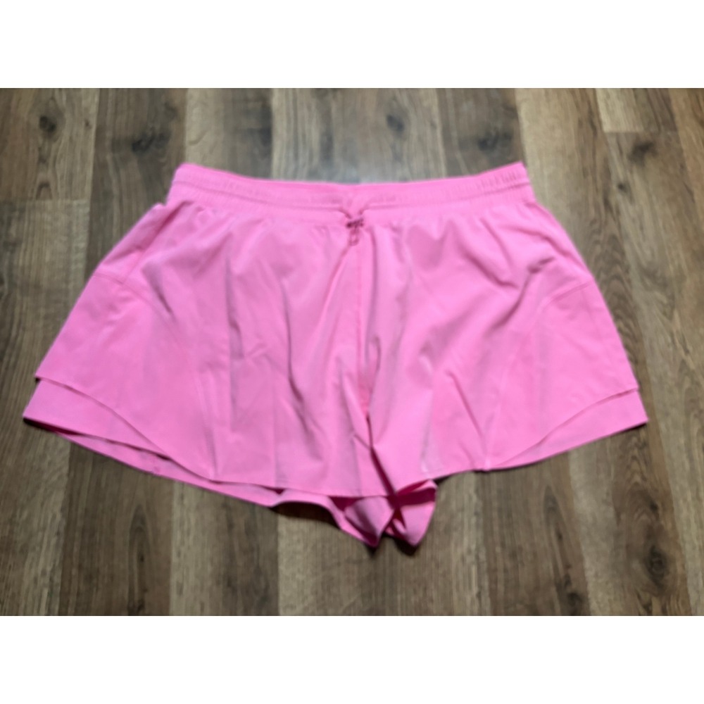 Avia Athletic Shorts Womens Size M Pink Running Activewear Drawstring Elastic